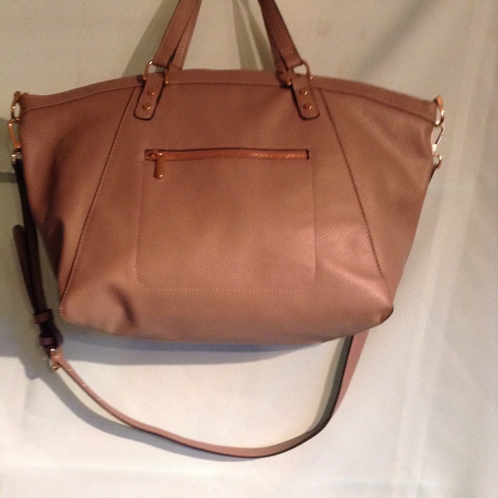 A.N.D. GRAY SHOULDER - SATCHEL- TOTE HANDBAG